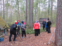 Nokipannu kahvit kodalla..