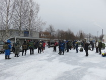 6-yhdistyksen pilkki kisa tunnelmaa lähdöstä!