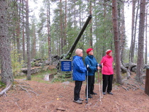 Ensimmäiset saapuneet mäelle..