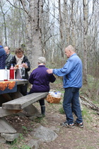 Päivä jatkui yhdessä ollen ja kahvia juoden..