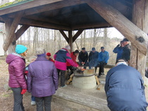 Vietimme rentoa yhdessä oloa naapuri yhdistysten kanssa.