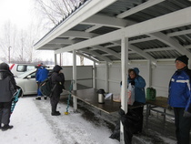 6-yhdistyksen pilkki kisa tunnelmaa lähdöstä!